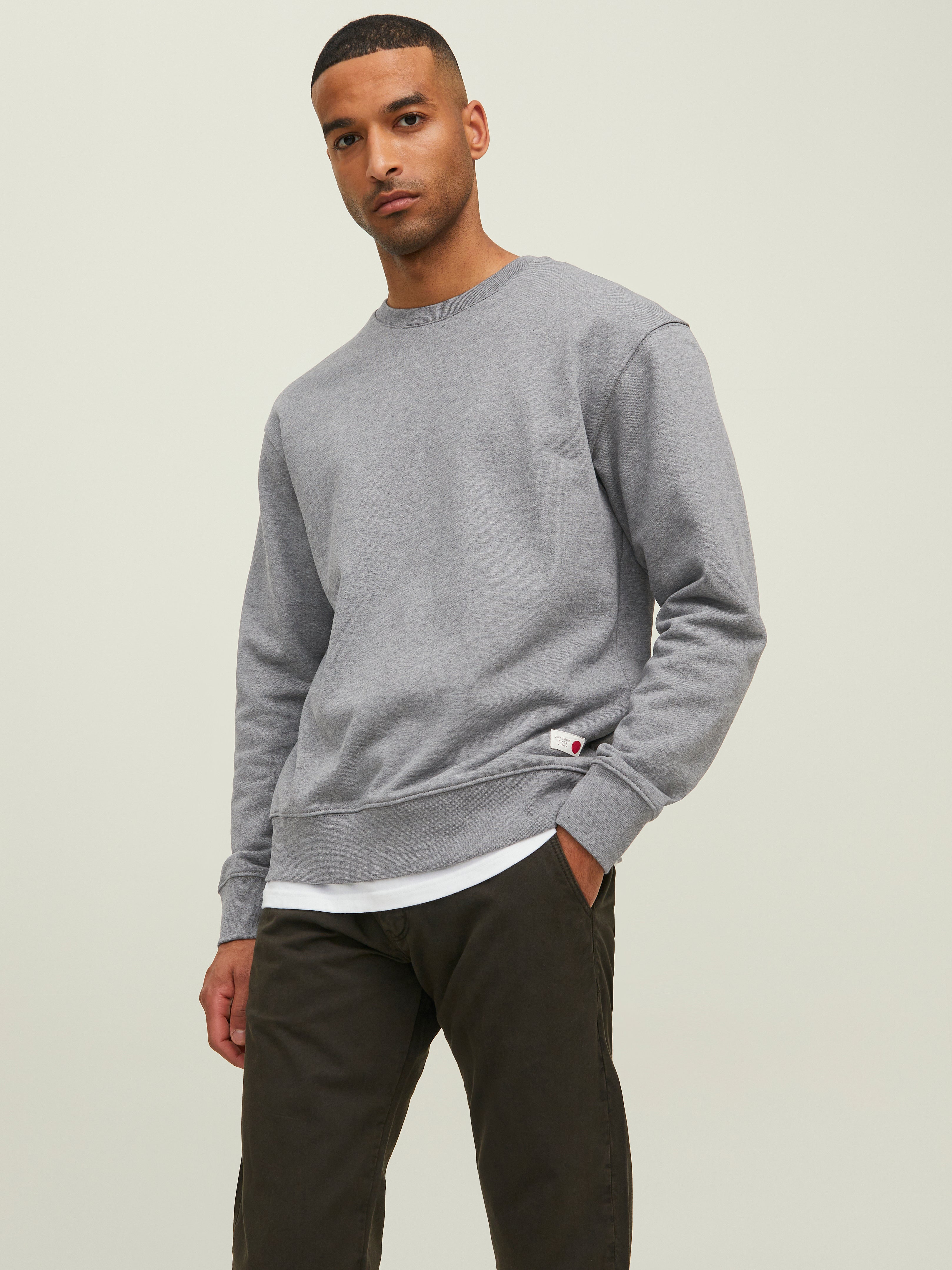 Jack jones grey sweatshirt online