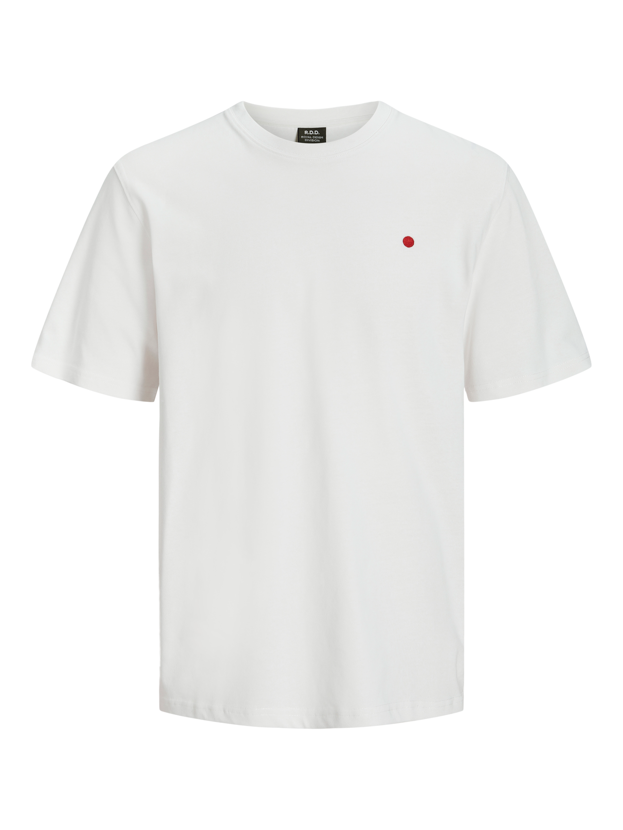 R.D.D. ROYAL DENIM DIVISION Plain T-shirt -Cloud Dancer - 12254551