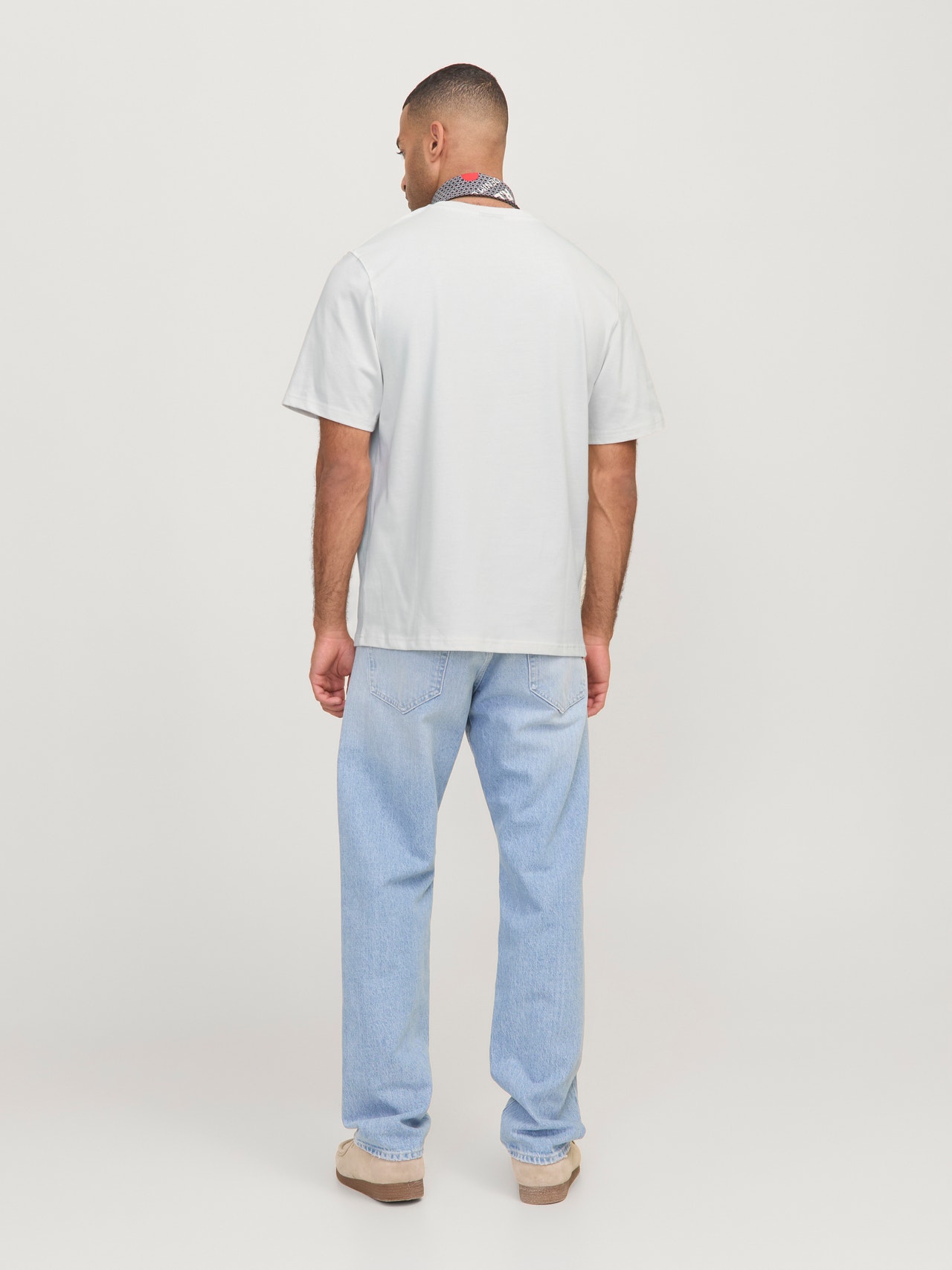 R.D.D. ROYAL DENIM DIVISION Plain T-shirt -Cloud Dancer - 12254551