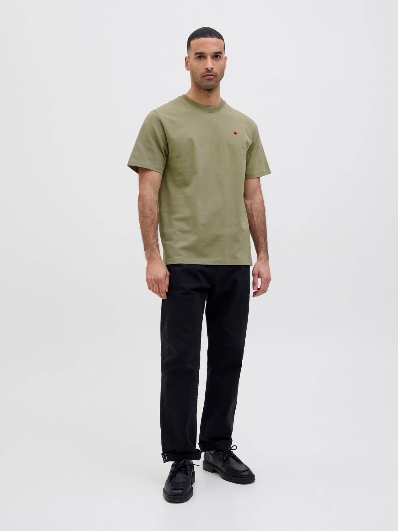 R.D.D. ROYAL DENIM DIVISION RDD Plain T-shirt -Aloe - 12254551