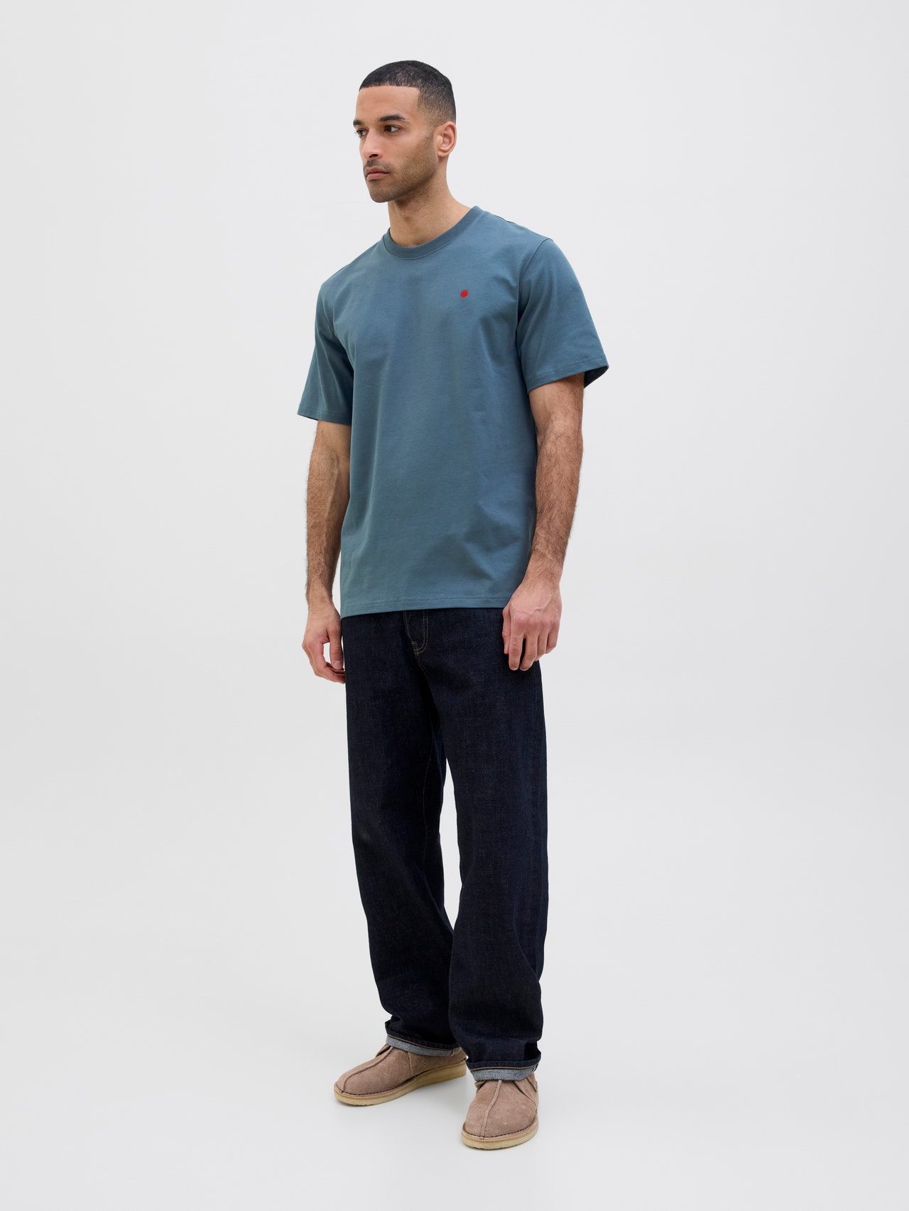 R.D.D. ROYAL DENIM DIVISION RDD Plain T-shirt -Orion Blue - 12254551