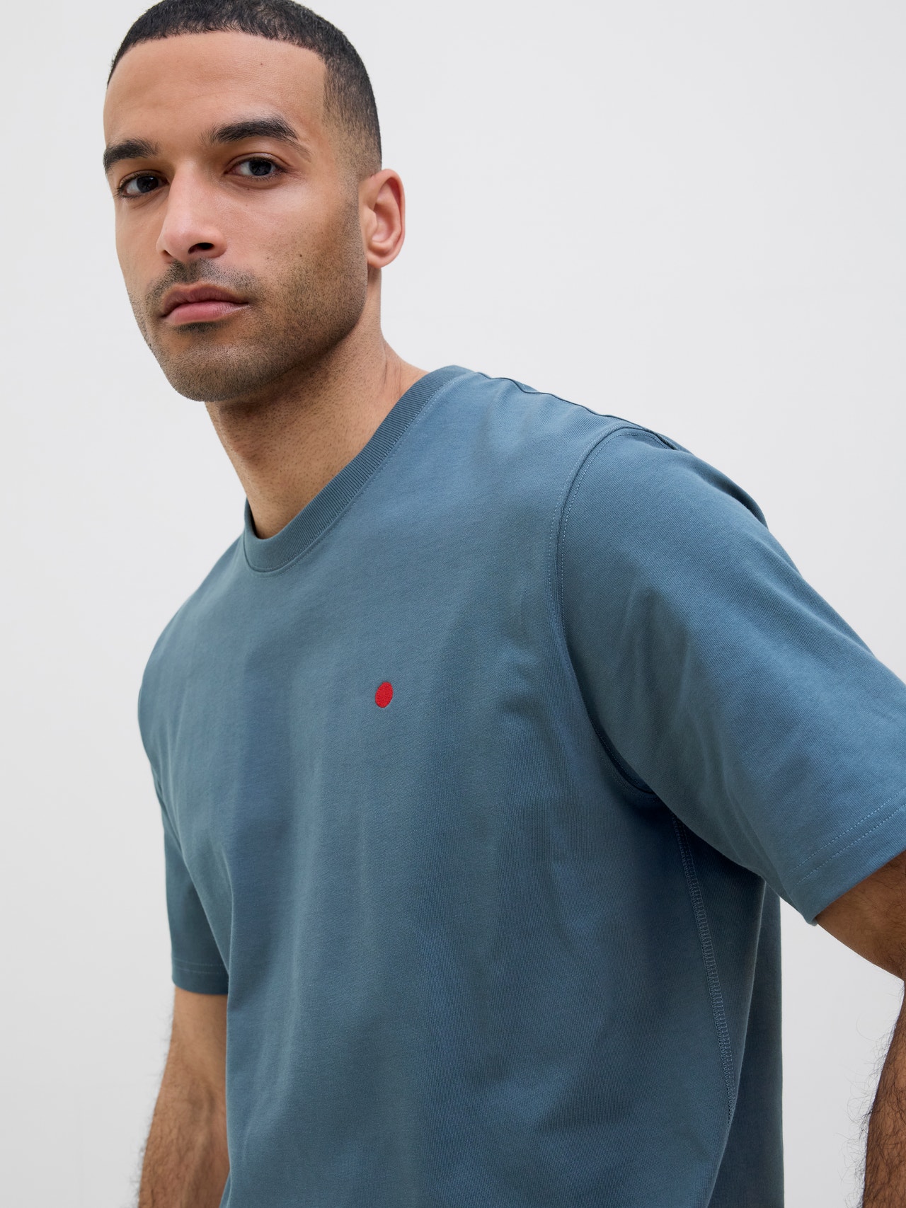 R.D.D. ROYAL DENIM DIVISION RDD Plain T-shirt -Orion Blue - 12254551