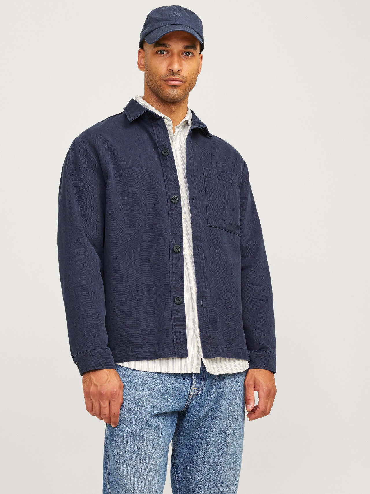 R.D.D. ROYAL DENIM DIVISION Overshirt -Navy Blazer - 12262564