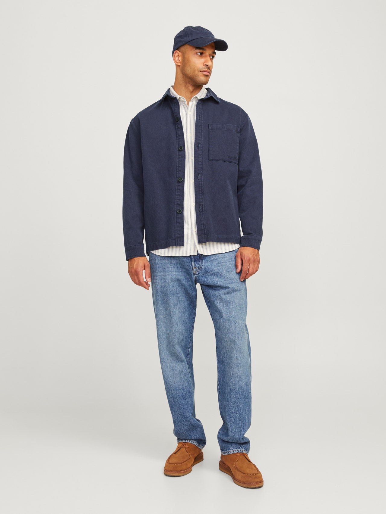 R.D.D. ROYAL DENIM DIVISION Overshirt -Navy Blazer - 12262564