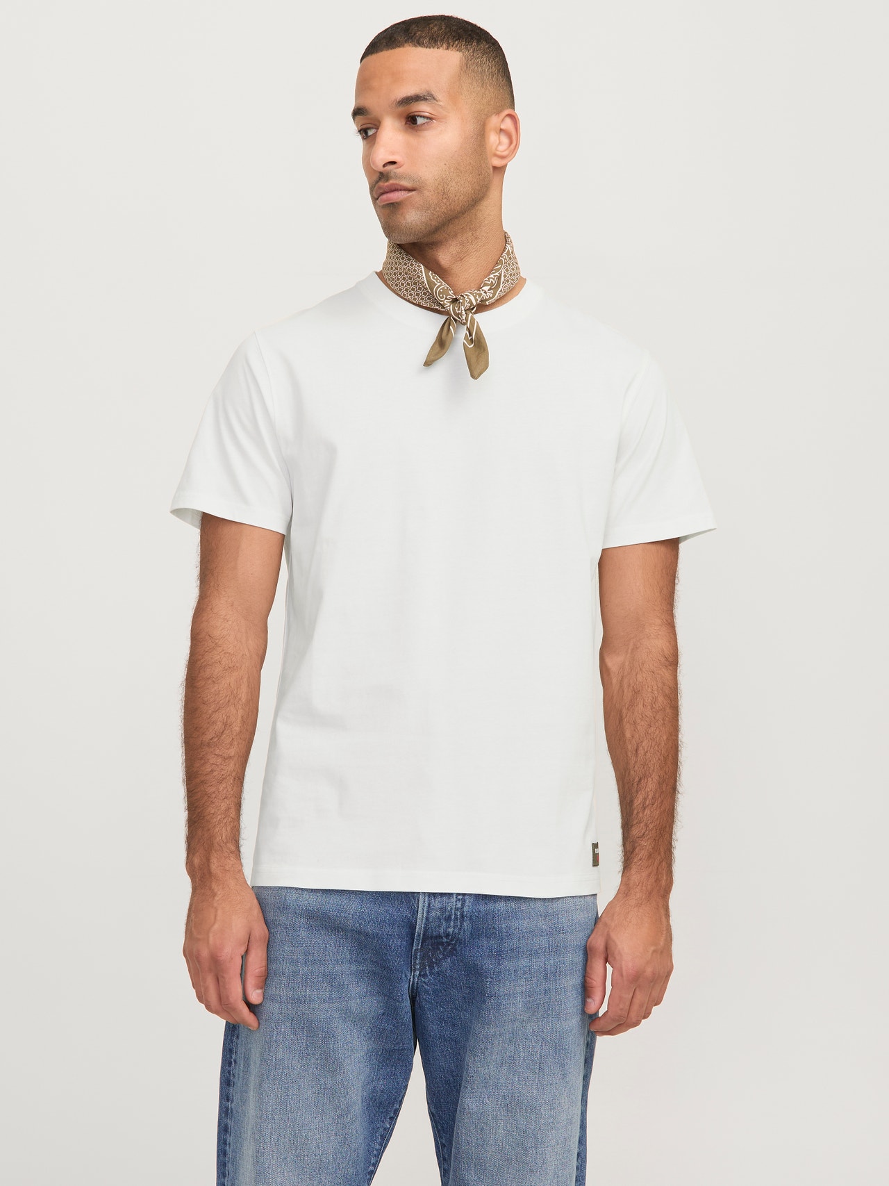 R.D.D. ROYAL DENIM DIVISION RDD Plain T-shirt -Cloud Dancer - 12266789