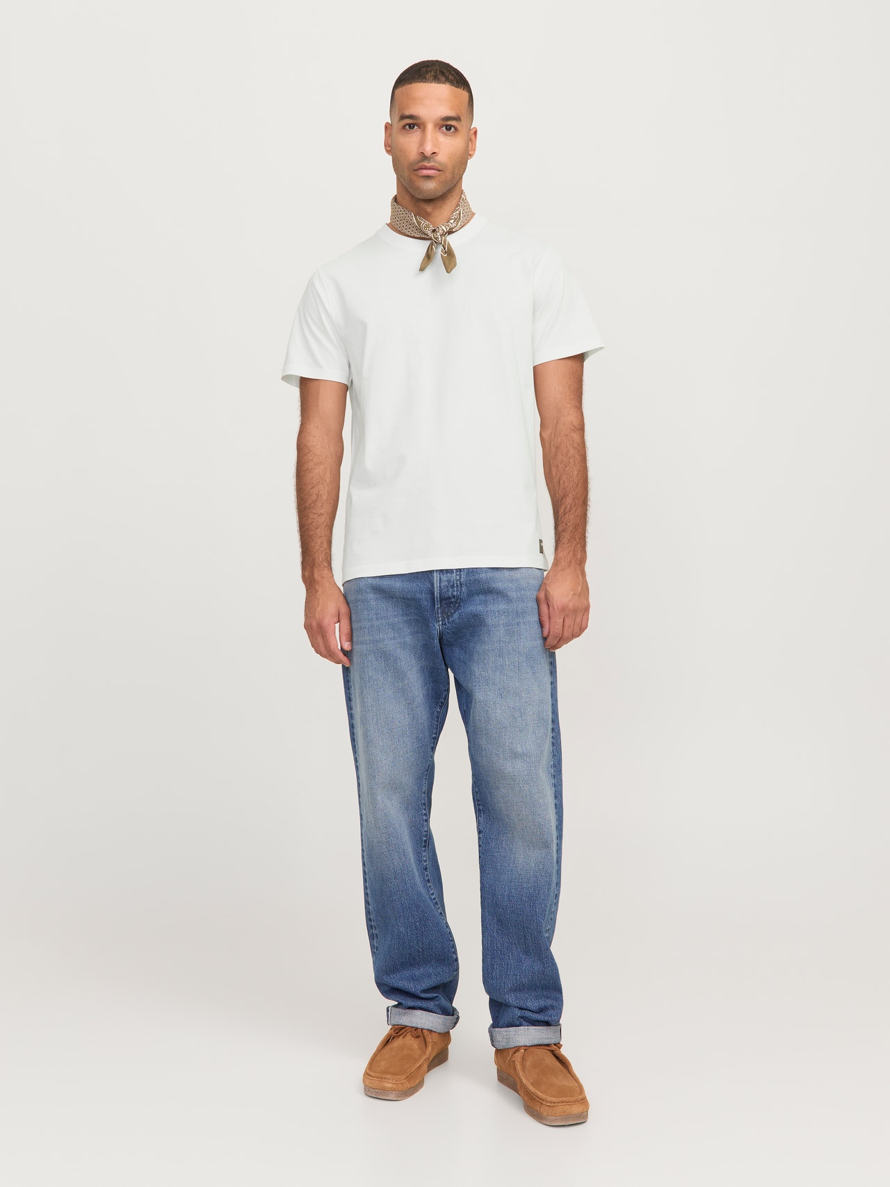 R.D.D. ROYAL DENIM DIVISION RDD Plain T-shirt -Cloud Dancer - 12266789