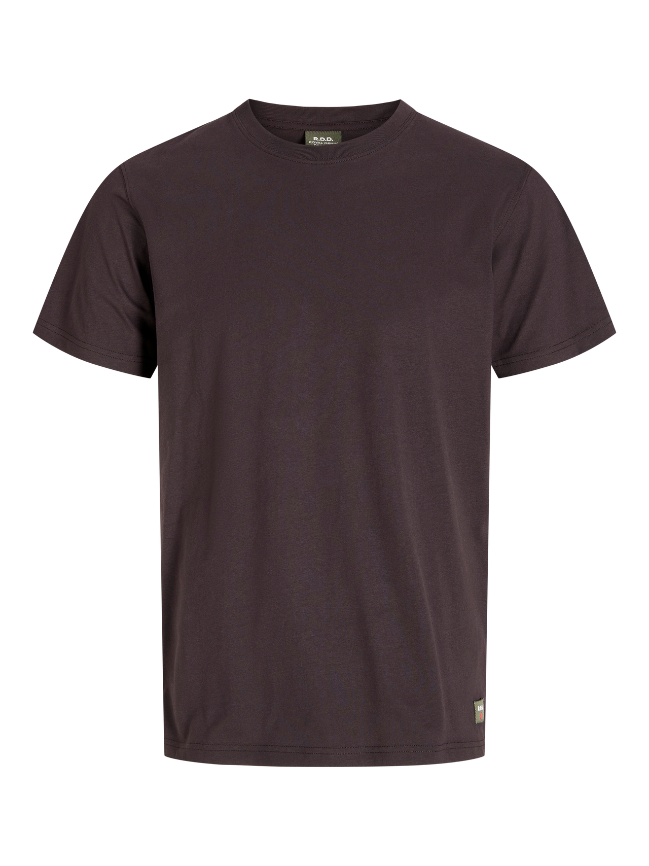 R.D.D. ROYAL DENIM DIVISION RDD Plain T-shirt -Ganache - 12266789