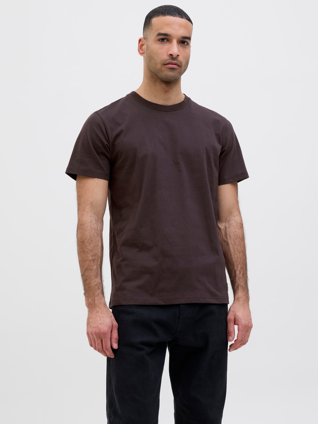 R.D.D. ROYAL DENIM DIVISION RDD Plain T-shirt -Ganache - 12266789