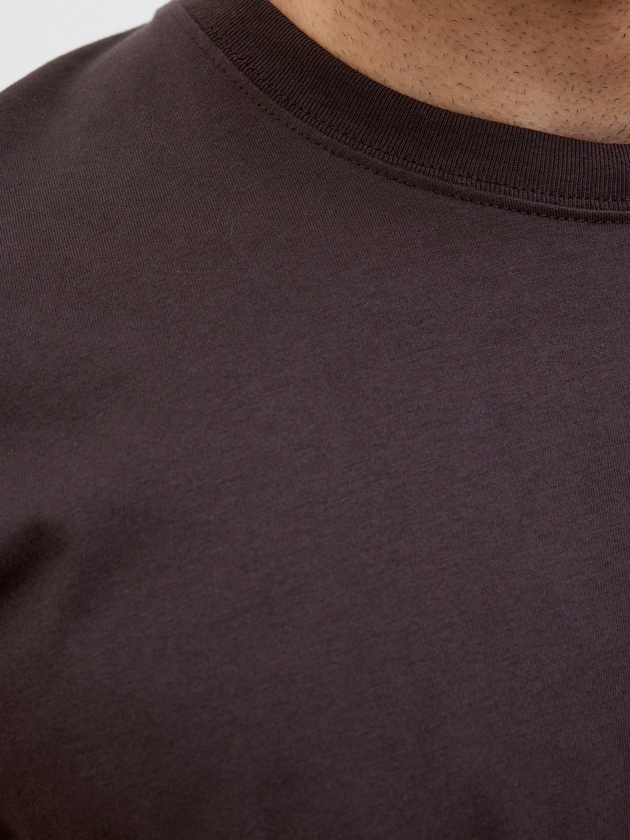 R.D.D. ROYAL DENIM DIVISION RDD Plain T-shirt -Ganache - 12266789