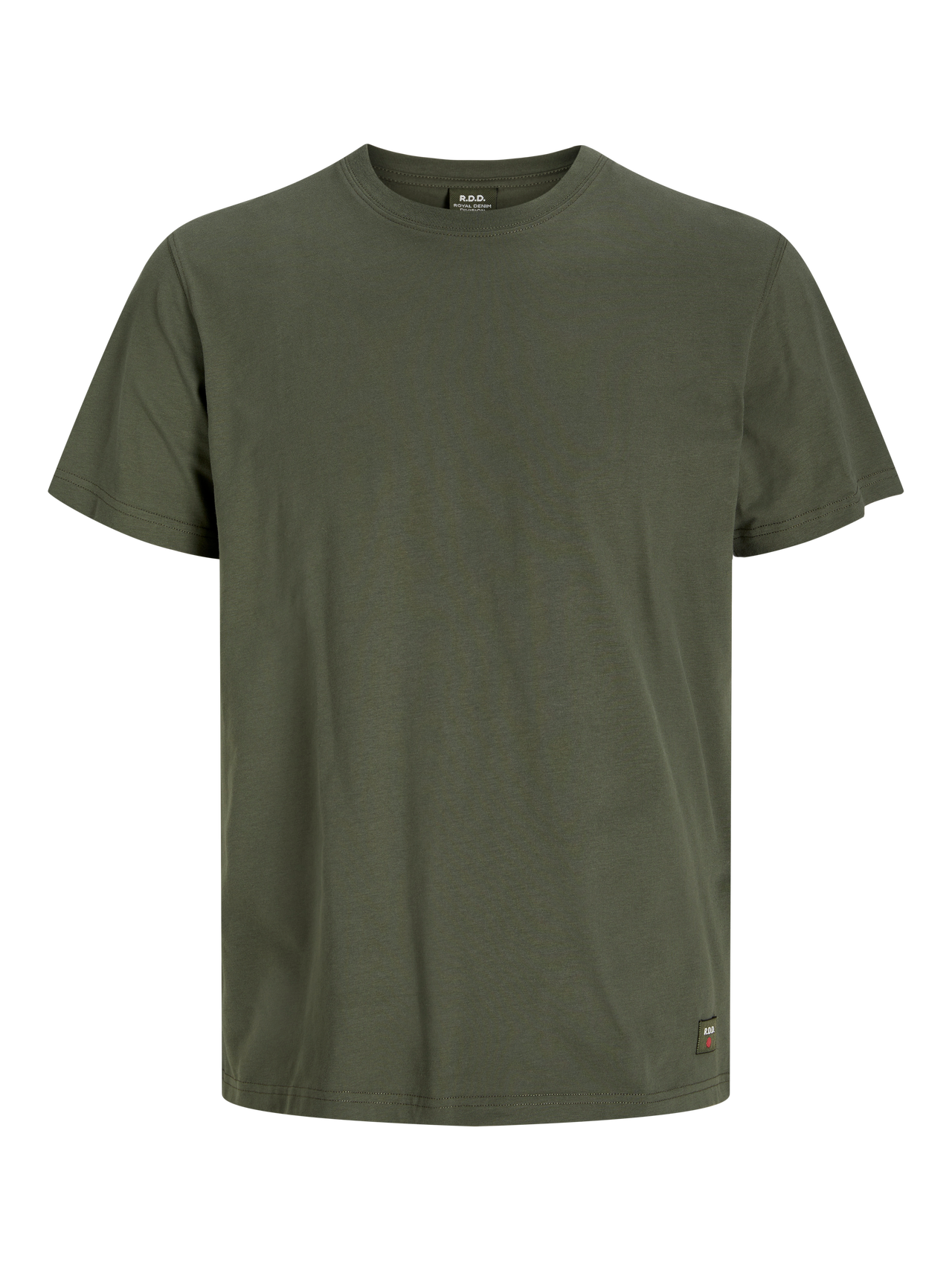 R.D.D. ROYAL DENIM DIVISION RDD Plain T-shirt -Beetle - 12266789