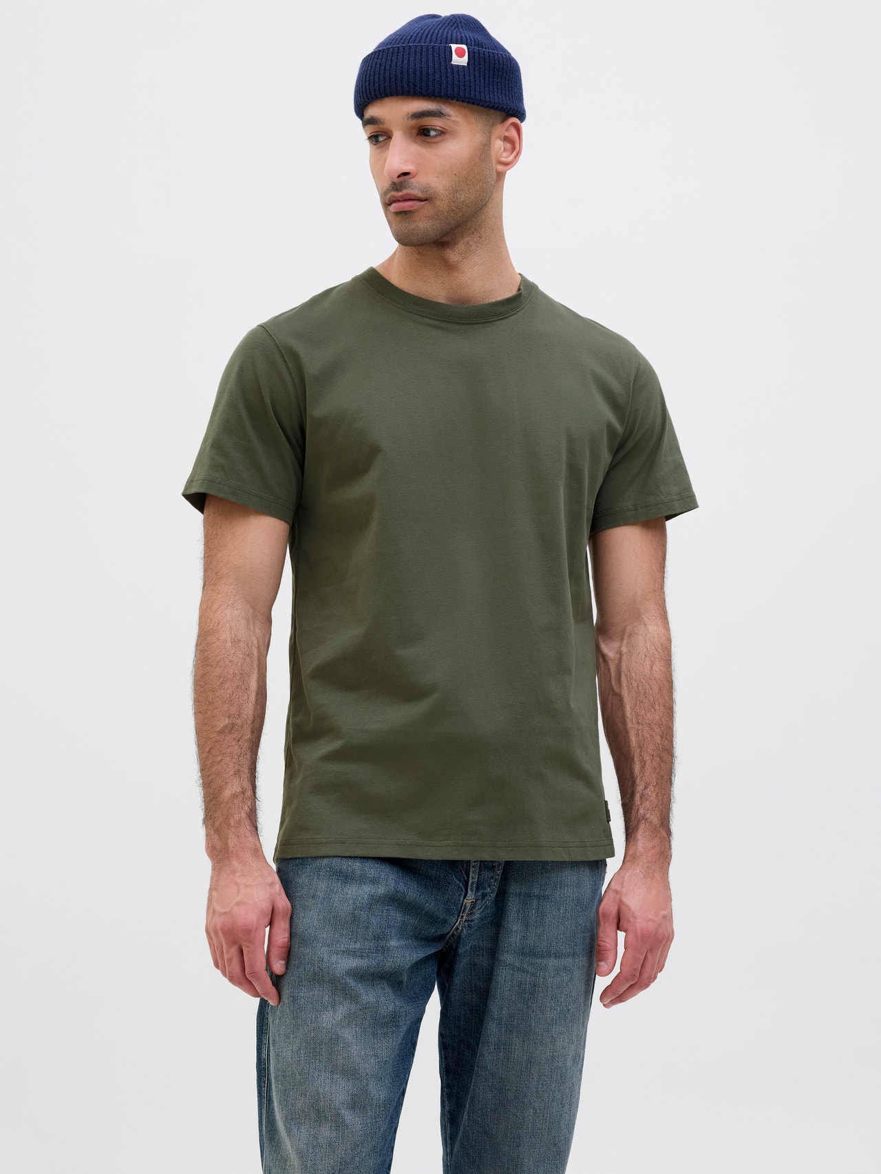 R.D.D. ROYAL DENIM DIVISION RDD Plain T-shirt -Beetle - 12266789