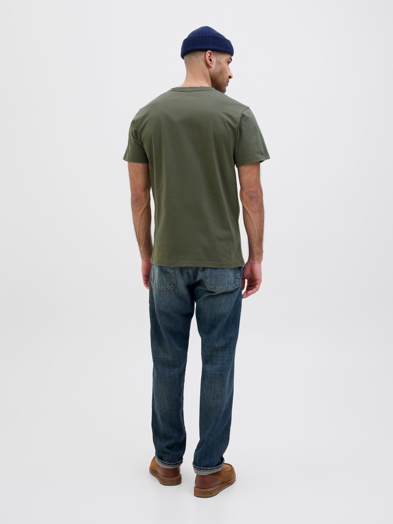 R.D.D. ROYAL DENIM DIVISION RDD Plain T-shirt -Beetle - 12266789