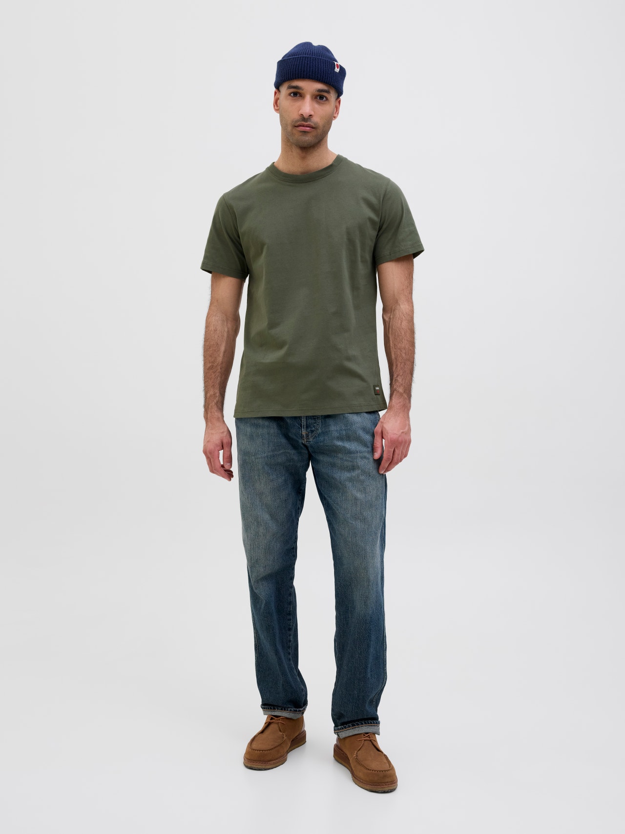 R.D.D. ROYAL DENIM DIVISION RDD Plain T-shirt -Beetle - 12266789