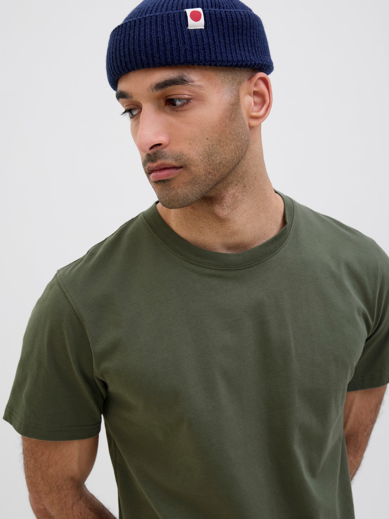 R.D.D. ROYAL DENIM DIVISION RDD Plain T-shirt -Beetle - 12266789
