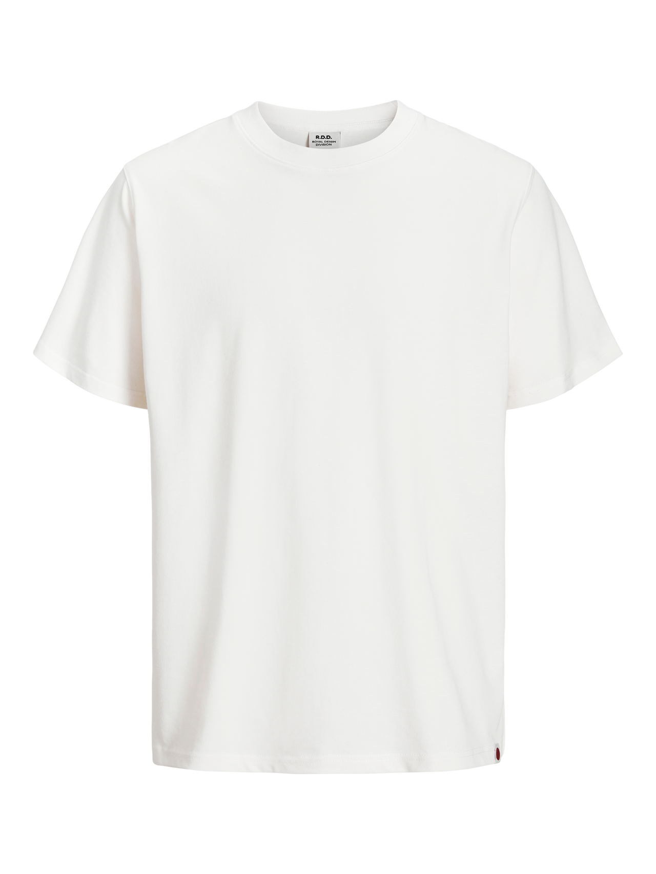 R.D.D. ROYAL DENIM DIVISION Backprintet T-shirt -Cloud Dancer - 12270013