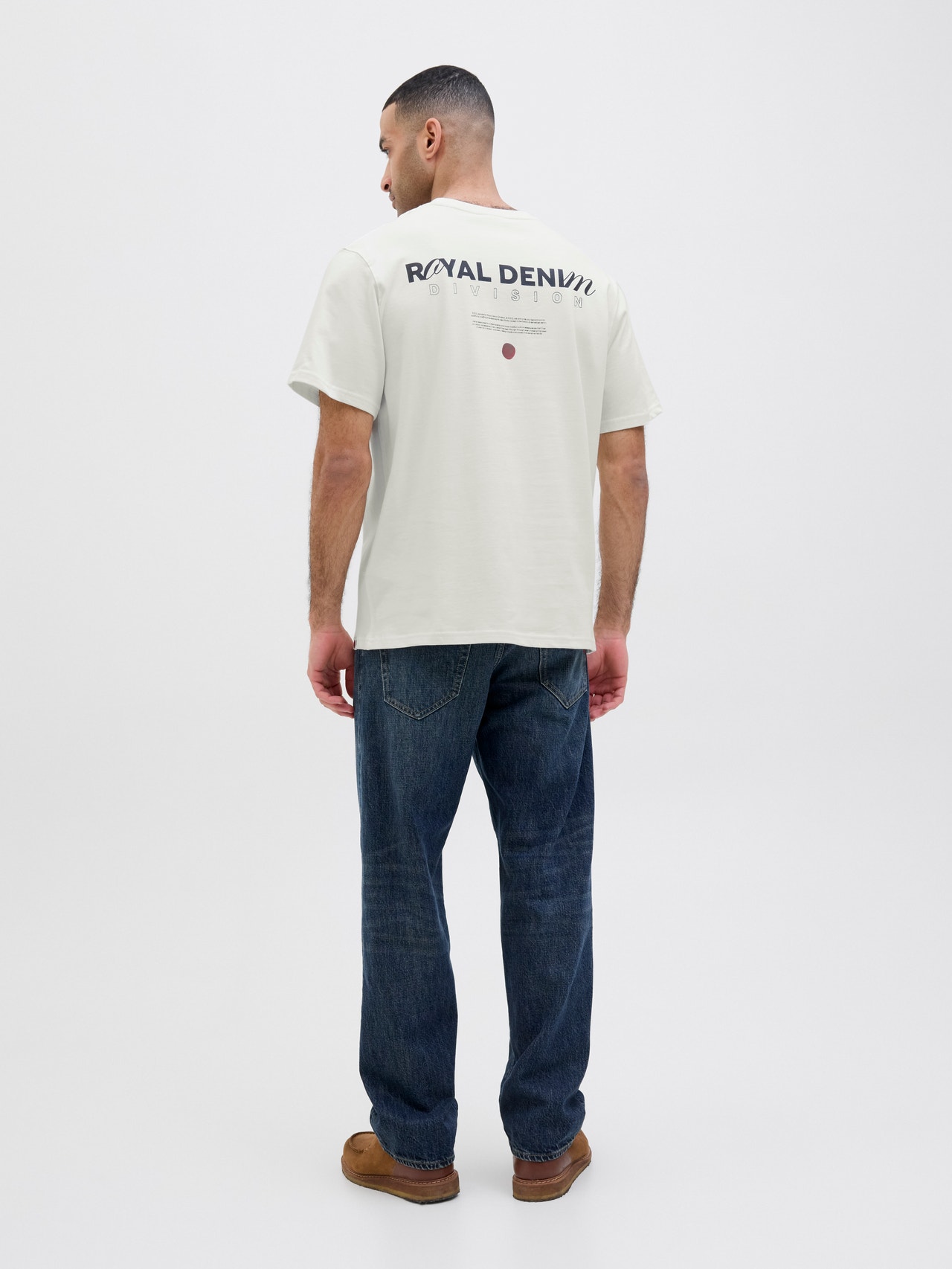 R.D.D. ROYAL DENIM DIVISION RDD T-shirt -Cloud Dancer - 12281099