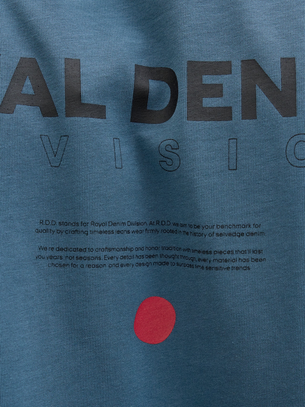 R.D.D. ROYAL DENIM DIVISION RDD T-shirt -Orion Blue - 12281099