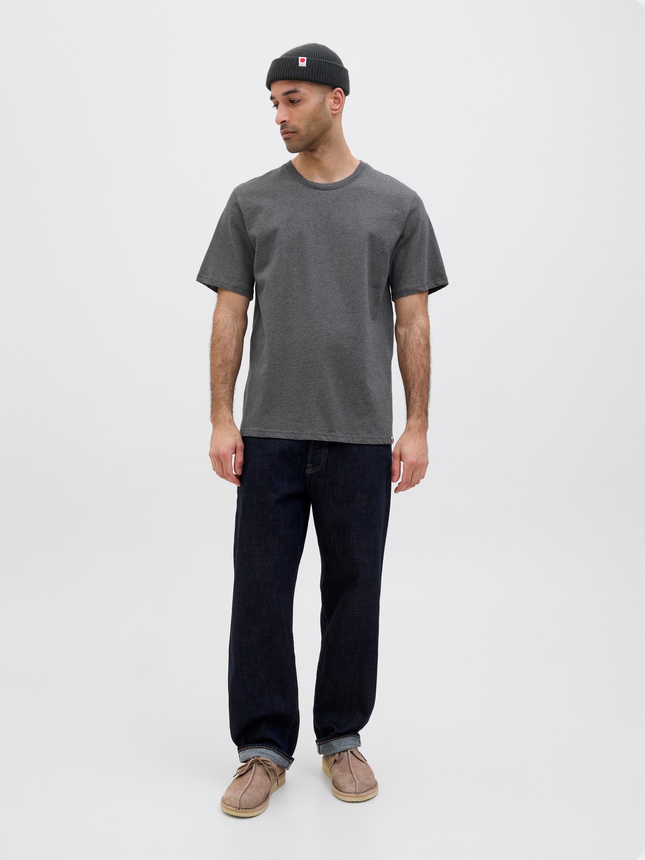 R.D.D. ROYAL DENIM DIVISION RDD T-shirt -Grey Melange - 12281102