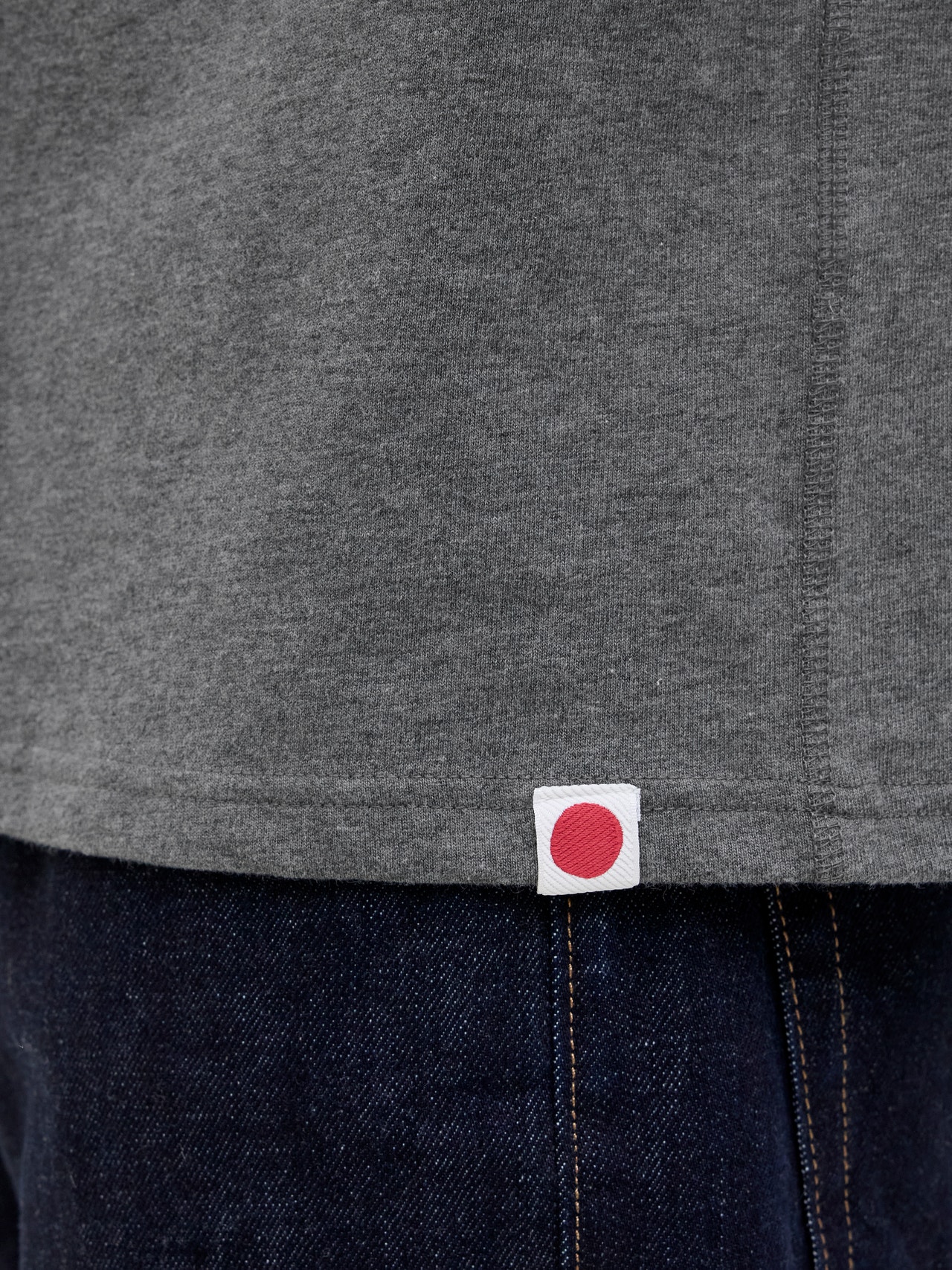R.D.D. ROYAL DENIM DIVISION RDD T-shirt -Grey Melange - 12281102