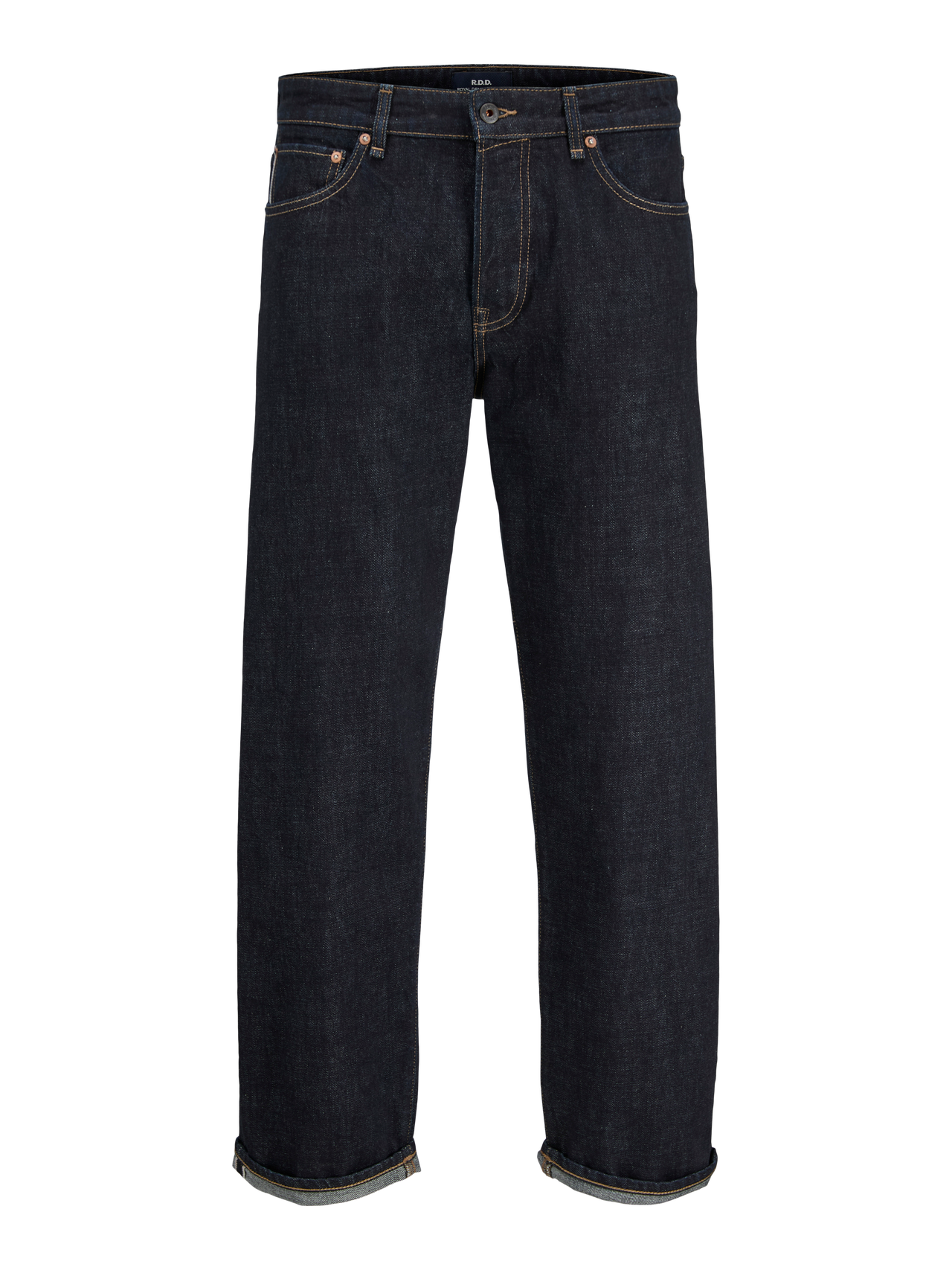 R.D.D. ROYAL DENIM DIVISION RDD Royal RE 566 Loose Fit Jeans -Dark Denim - 12281134