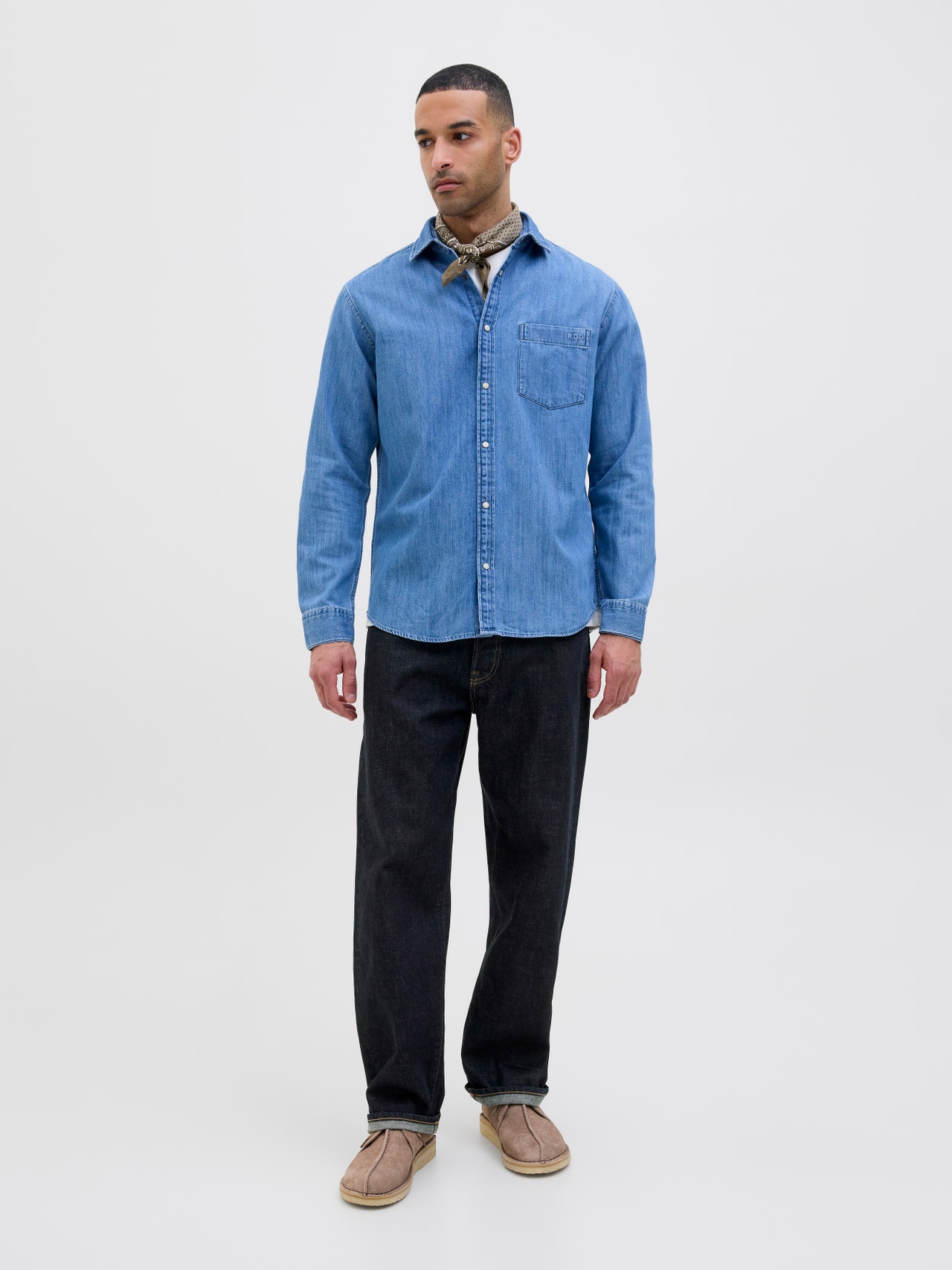 R.D.D. ROYAL DENIM DIVISION RDD Royal RE 566 Loose Fit Jeans -Dark Denim - 12281134