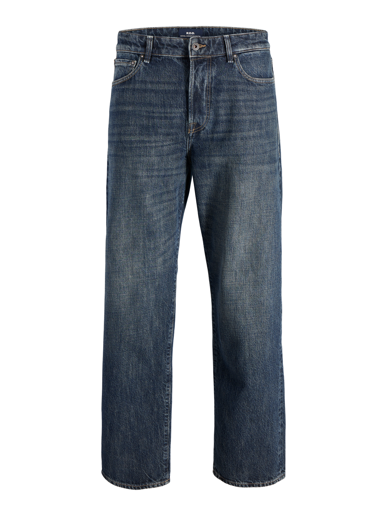 R.D.D. ROYAL DENIM DIVISION RDD Royal RE 122 Loose Fit Jeans -Dark Blue Denim - 12281138