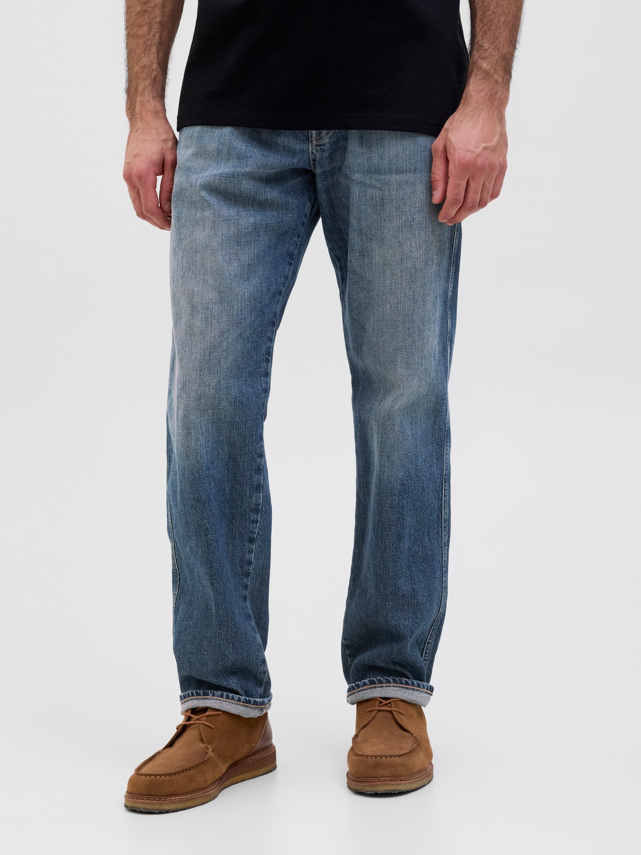 R.D.D. ROYAL DENIM DIVISION RDD Royal RE 580 Relaxed Fit Jeans -Dark Blue Denim - 12281140