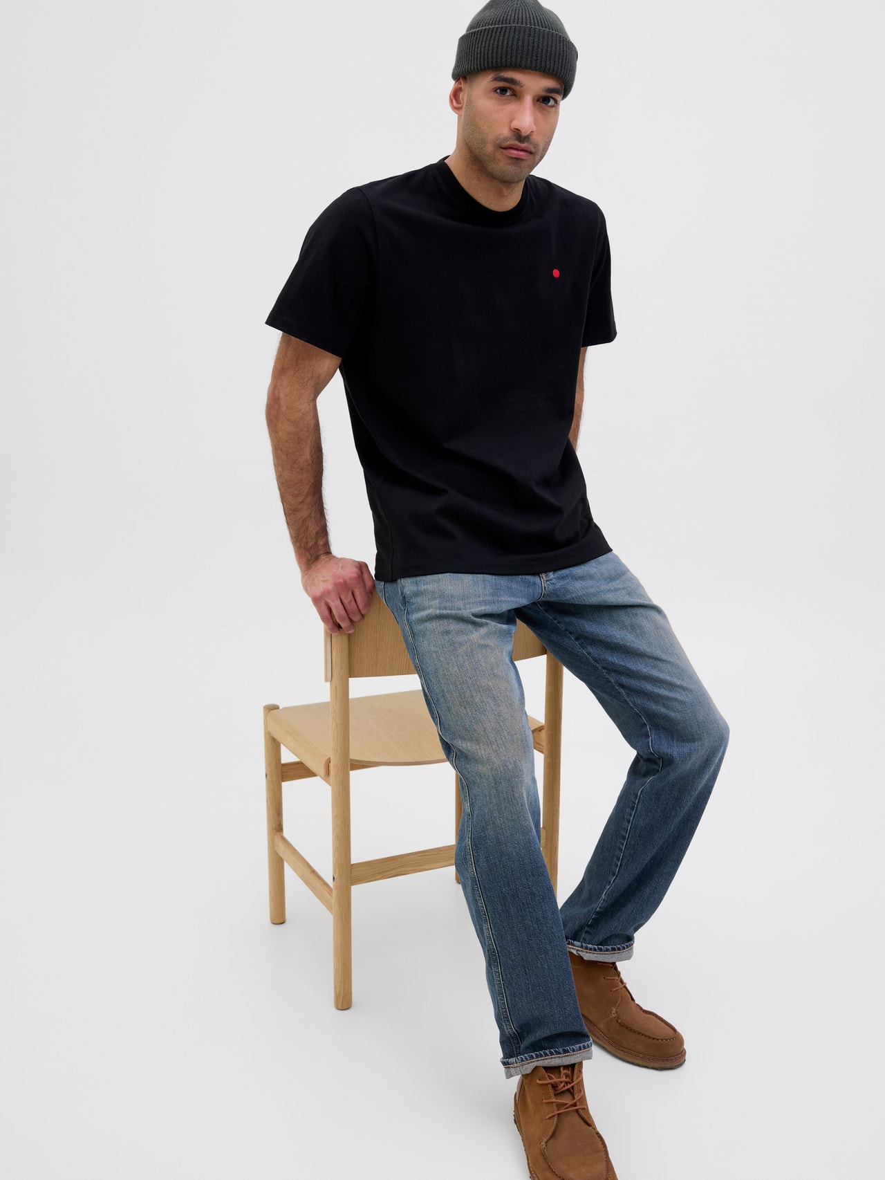 R.D.D. ROYAL DENIM DIVISION RDD Royal RE 580 Relaxed Fit Jeans -Dark Blue Denim - 12281140